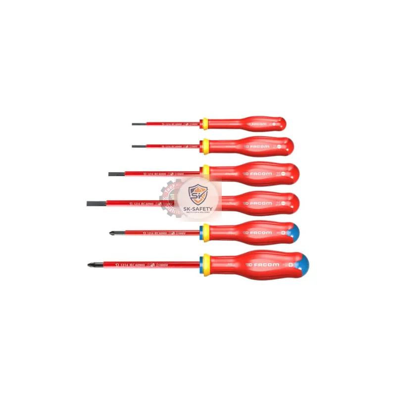 Jeu de 6 tournevis Protwist isolés 1000V ATDVE.J6PB
