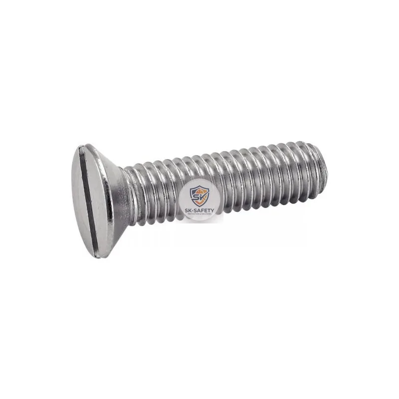 Vis métaux tête fraisée fendue Inox A2 - DIN 963