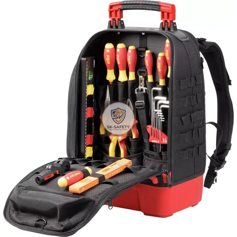 Sac à dos à outils garni 27 pièces pour électricien Wiha 45528