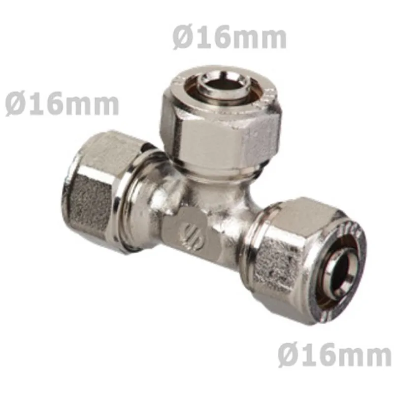 Té pour Multicouche à compression Ø16xØ16xØ16mm ARCO