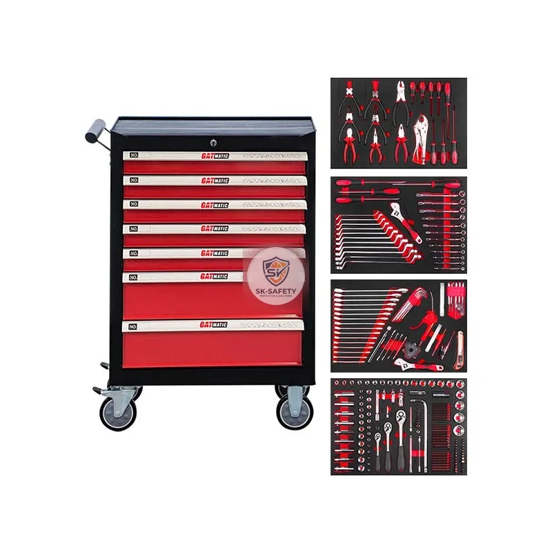 Servante à outils garnie 7 tiroirs 232 pièces GATMATIC GTT232