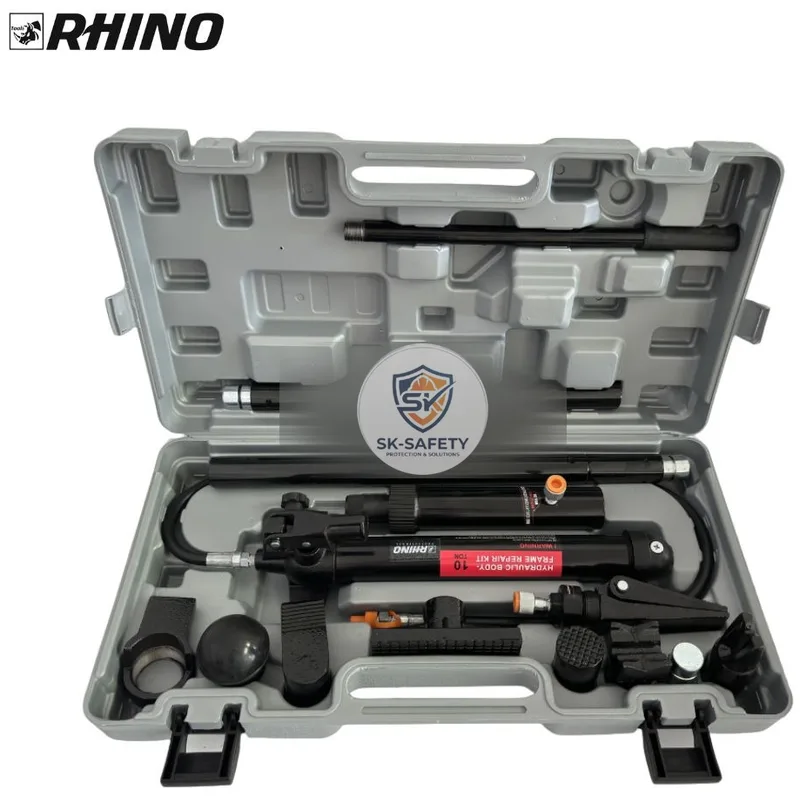 Coffret carrossier hydraulique RHINO 10 tonnes – Kit redressage carrosserie