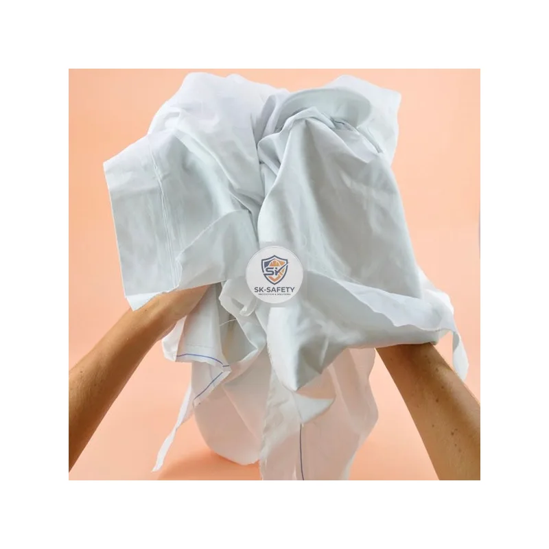 Chiffon d'essuyage industriel 100 % coton