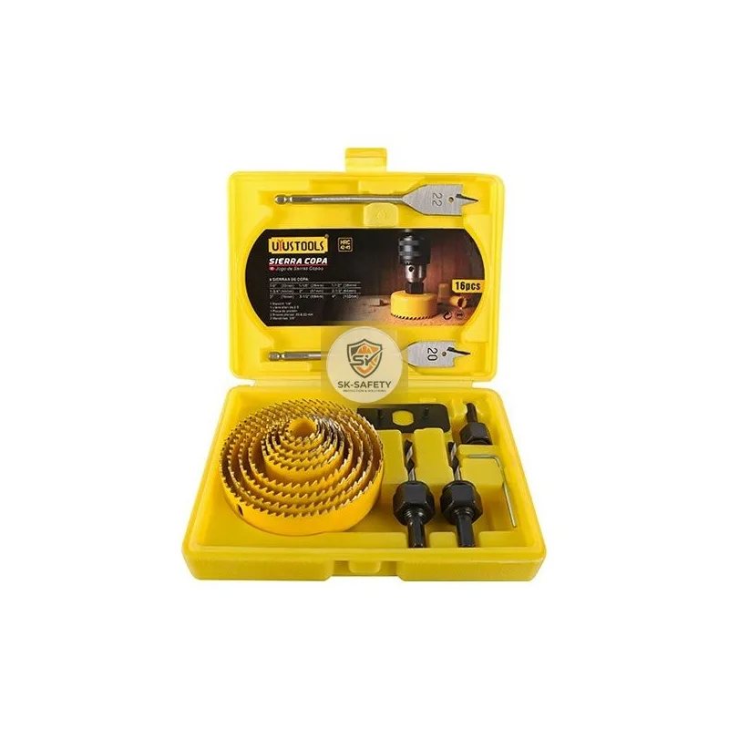 Coffret scie à cloche 16 pièces