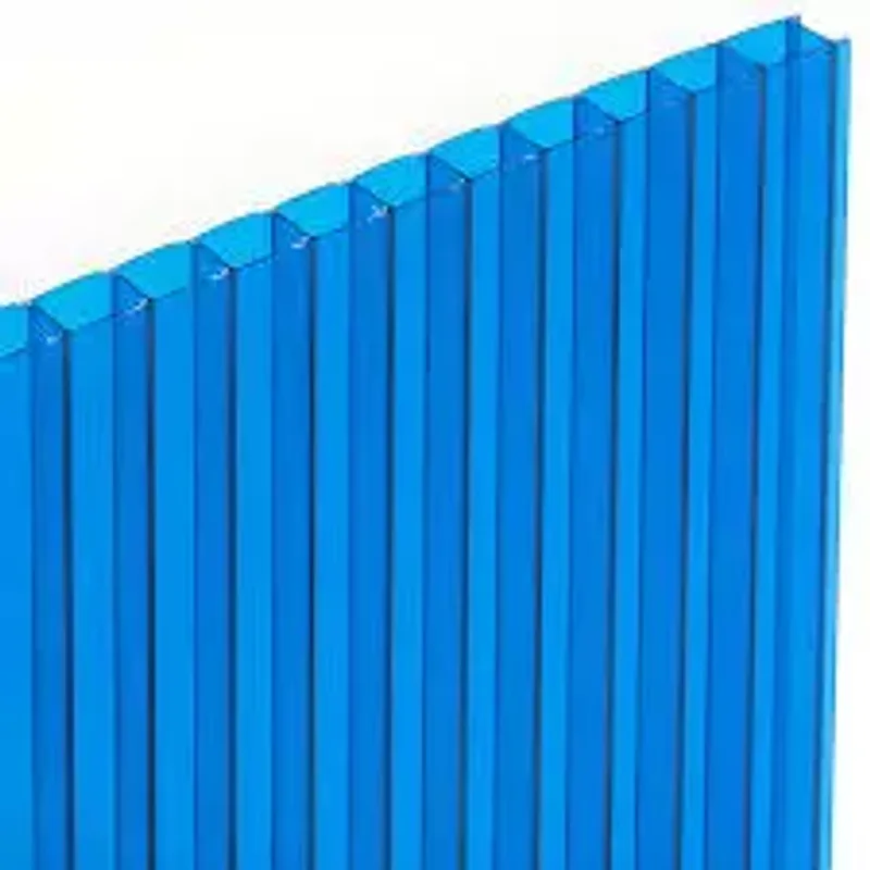 Plaque Polycarbonate Bleu Ep 5 Mm