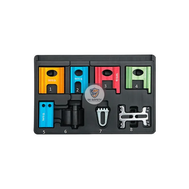 Jeu de serrures pour pignons de distribution aluminium