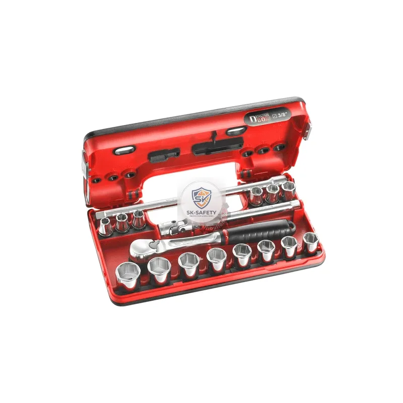 Coffret DBOX douilles métrique 6 pans 3/8" JL.DBOX1PB