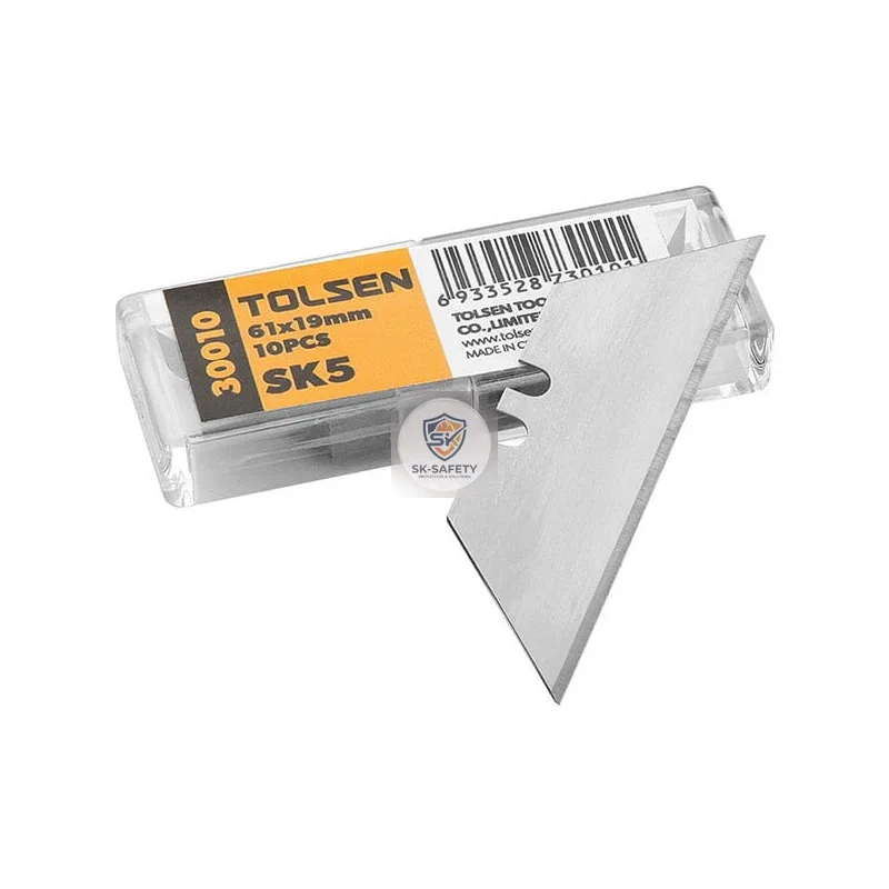 Jeu de 10 lames trapézoïdale 61*19MM
