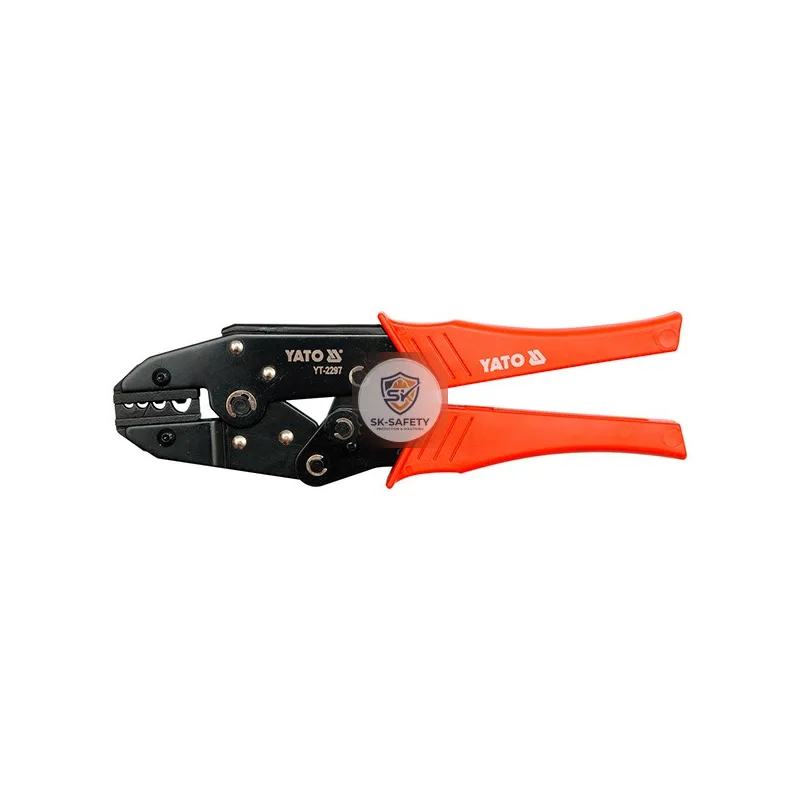 Pince à sertir à cliquet 230MM pour cosses pré isolées 1.5-10MM²