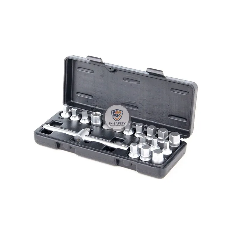 Jeu d'embouts de vidange 3/8" CrV