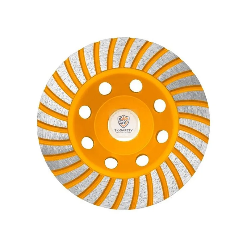 Disques diamantés pour le meulage à sec des matériaux