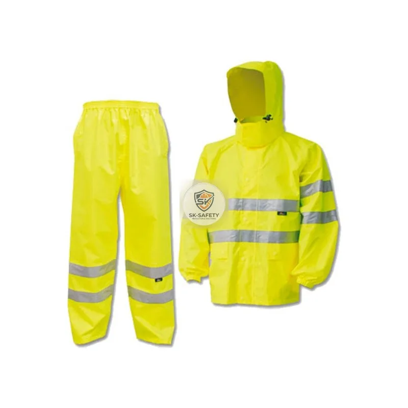 Ensemble pluie haute visibilité XL