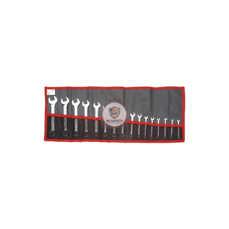 Jeu de 16 clés plates mixtes en trousse de 3,2 à 17mm 39.JE16T facom