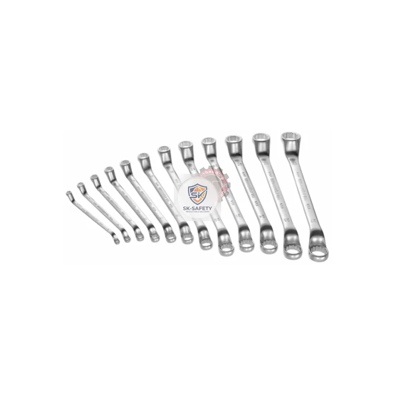 Jeu de clés 12 polygonales contrecoudes de 6x7 à 30x32mm en boîte Facom 55A.JE12