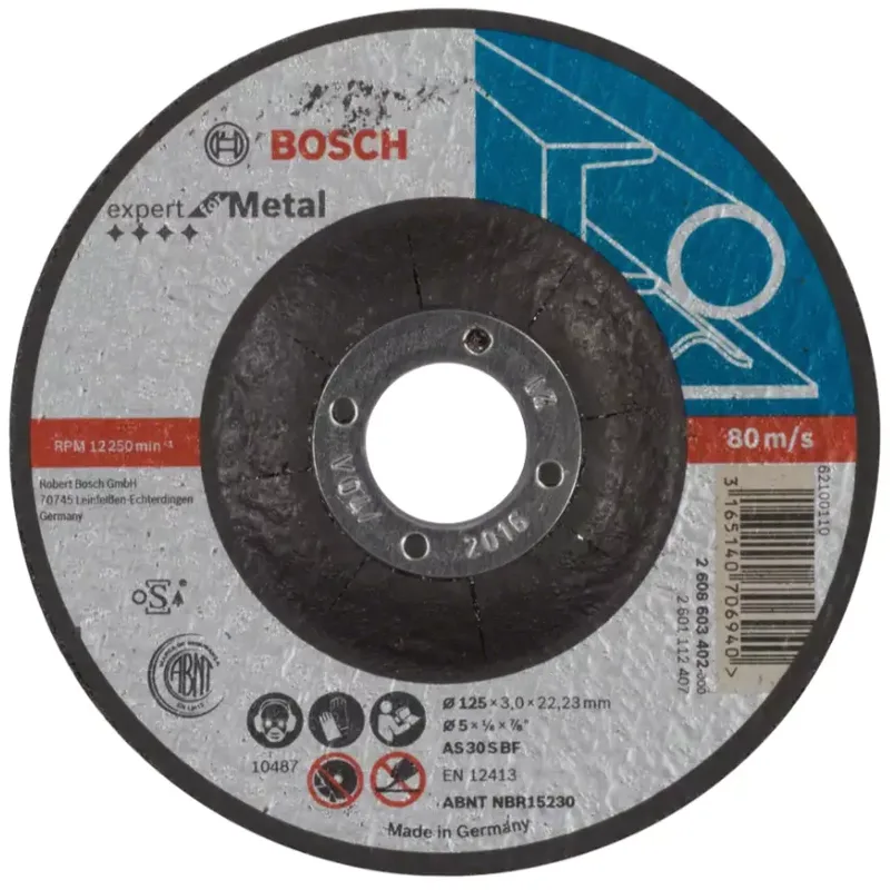 Disque à Tronçonner Métal 125×22×2,5 Mm Bosch