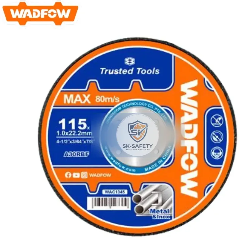 Disque Tronçonner INOX WADFOW – 115 mm, 125 mm, 180 mm, 230 mm