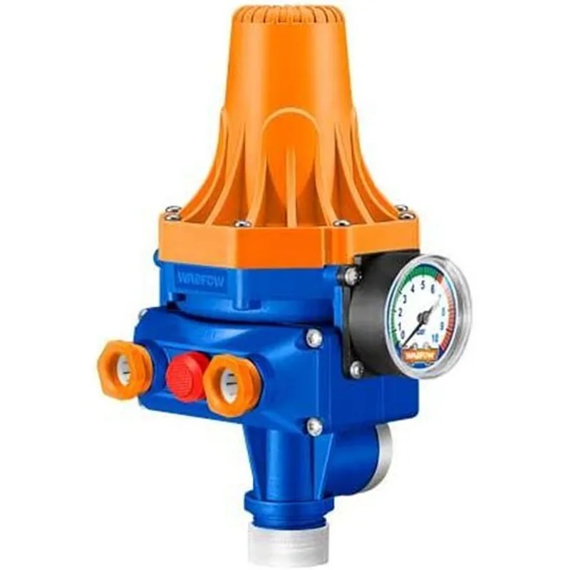 Pressostat 10 bars 10A avec manomètre WADFOW