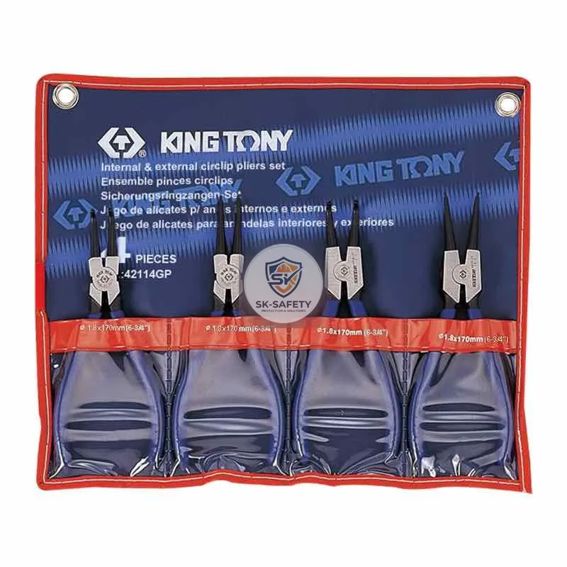 Jeu de pinces circlips king tony