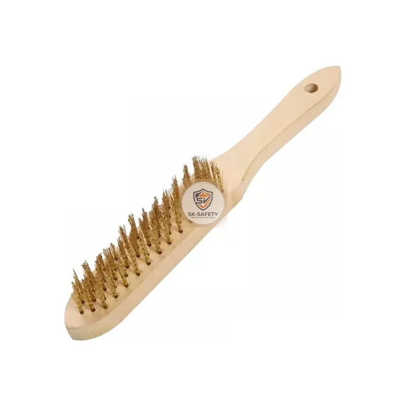 Brosse métallique en cuivre 4 lignes