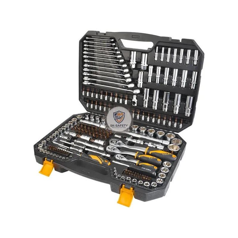 Jeu de 216 pièces pour cliquet 1/2" 3/8" & 1/4" CR-V