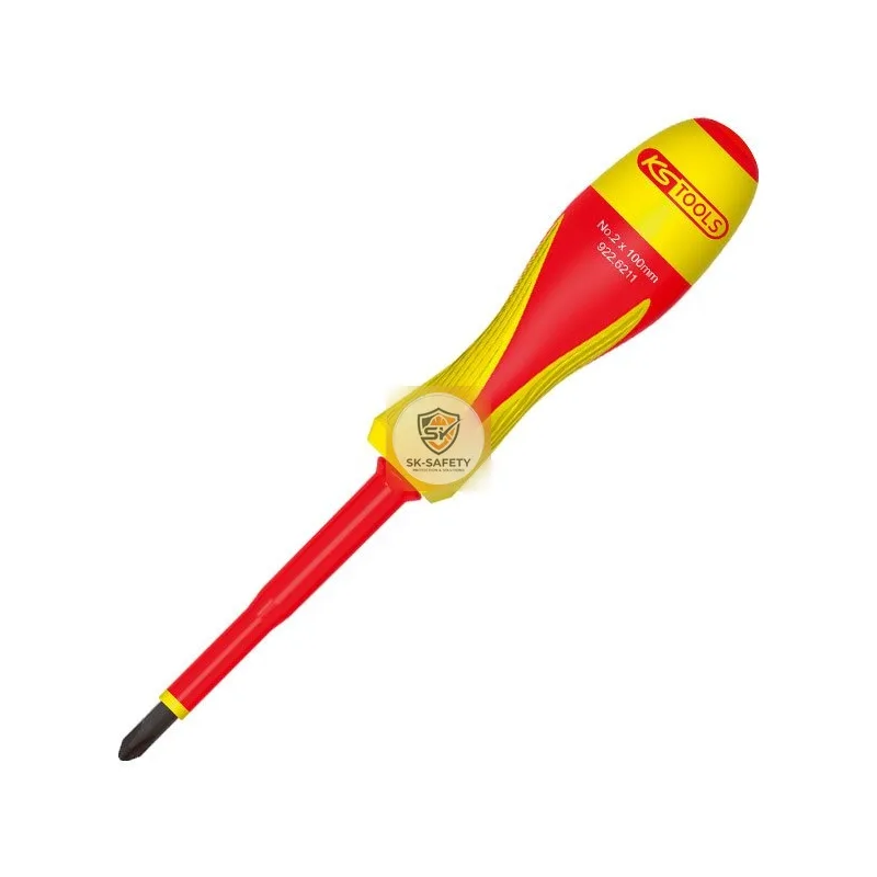 Tournevis PHILLIPS® BI-MATIERE isolé 1000V