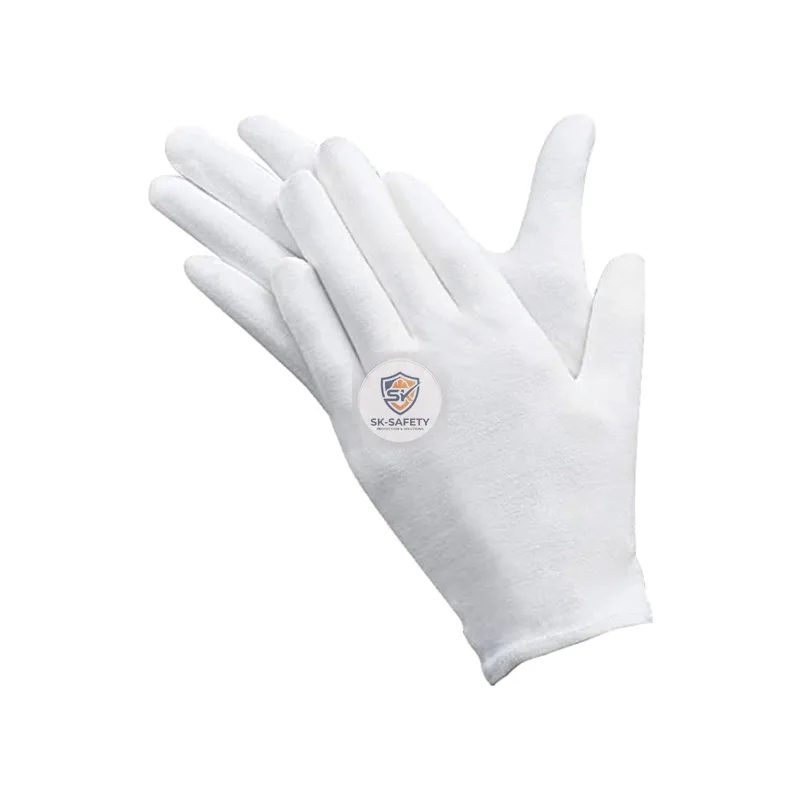 Gant en coton blancs lavables