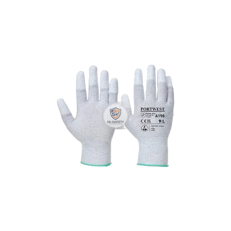Gant doigts enduit PU A198 antistatique PORTWEST