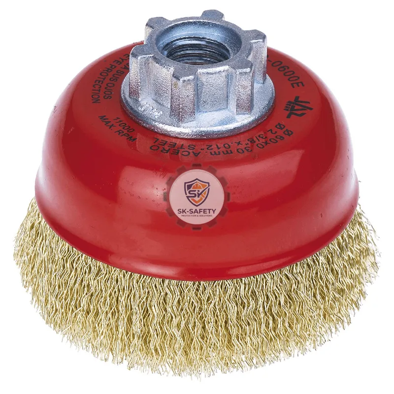 Brosse conique 80/30/M14 LAITON JAZ