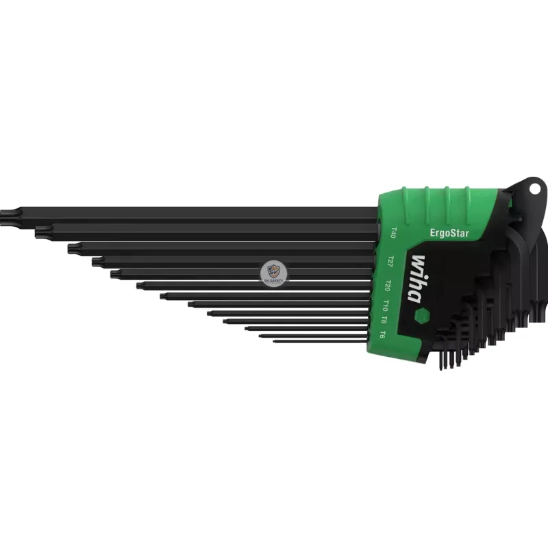 Jeu de 13 clés mâles TORX T5-T45 MagicSpring étui ErgoStar Wiha 43848