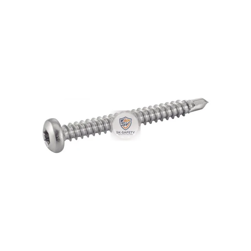Vis autoperceuses tête cylindrique six lobes Inox A2