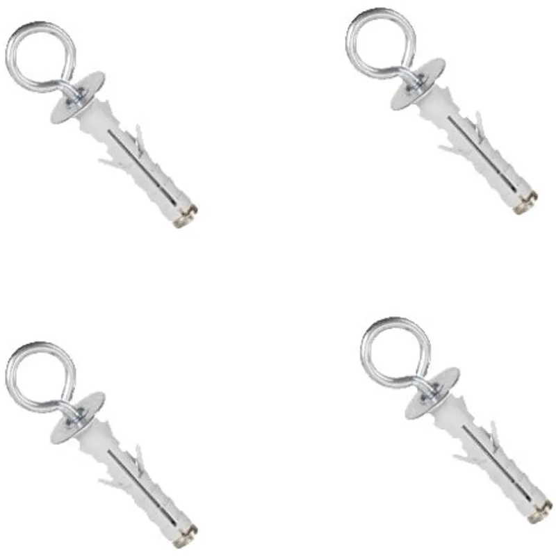 Pack de 4 chevilles à piton fermé Ø9