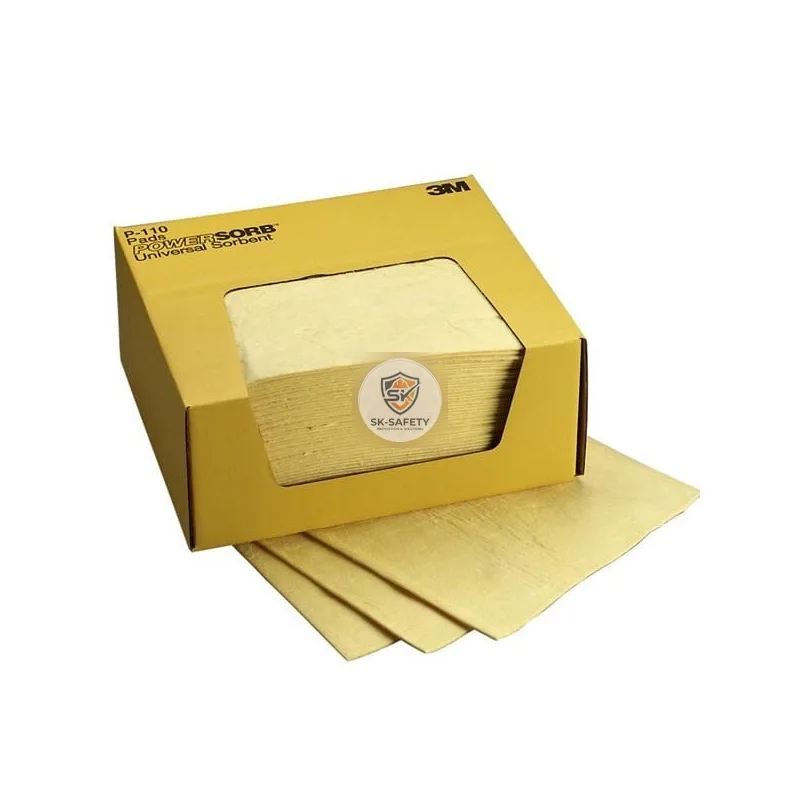 Feuilles absorbantes produits chimiques P110 3M