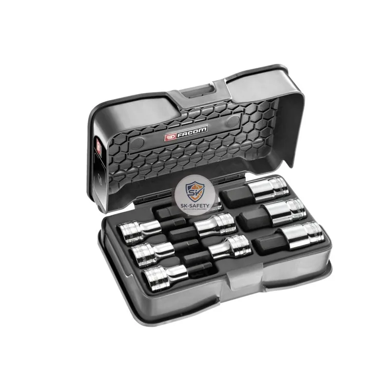 Coffret douilles tournevis 5-19 mm 1/2" 6 pans FACOM STM.J9APB