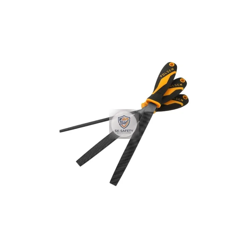 Jeu de 3 limes en acier 200MM 8″