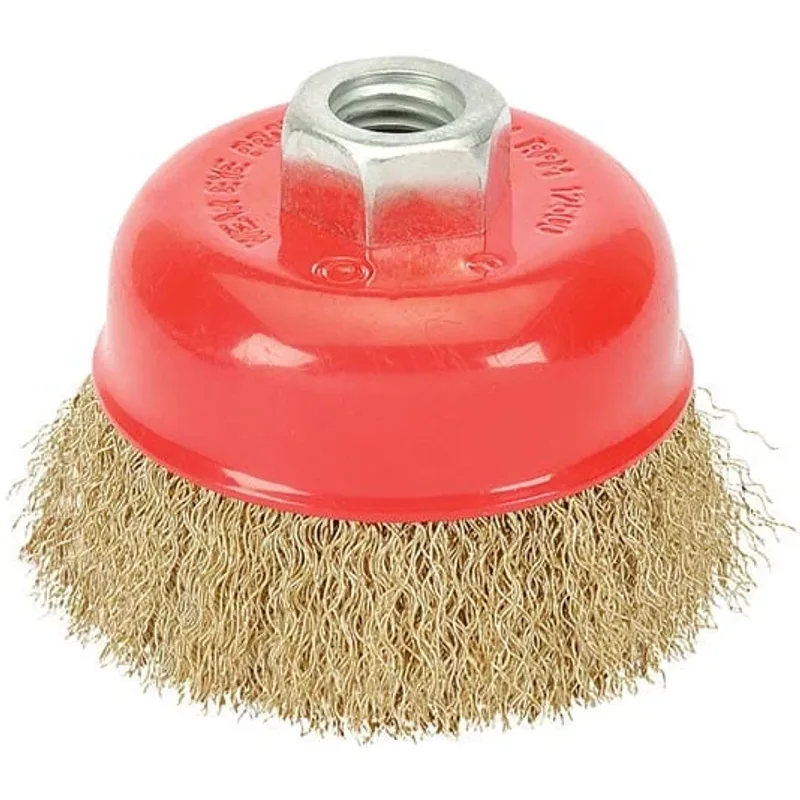 Brosse Metallique Coupe Ondulee D:125mm To1250em14
