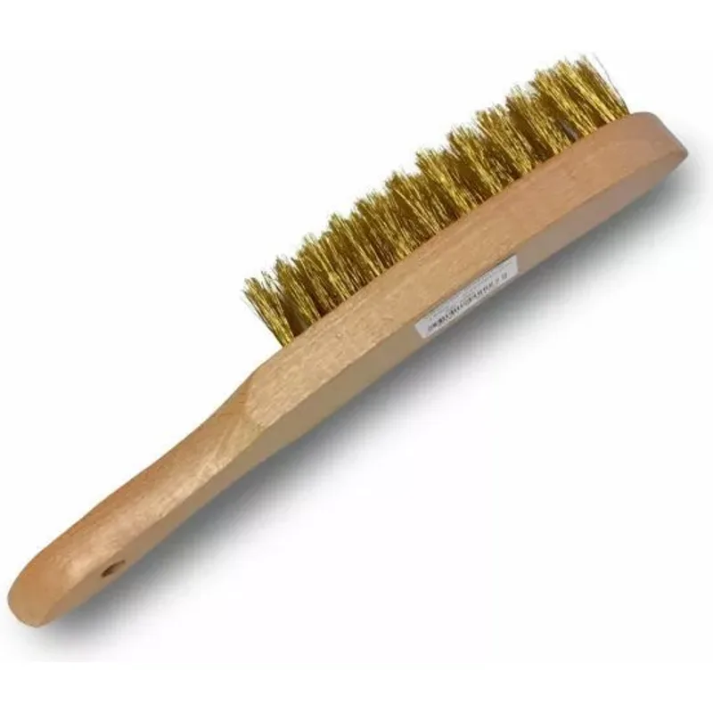 Brosse Metallique Manuelle Avec Manche En Bois 4 Rangees Ms9400g