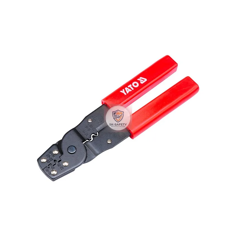 Pince à sertir 2 fonctions pour connecteurs 0,08-6MM²