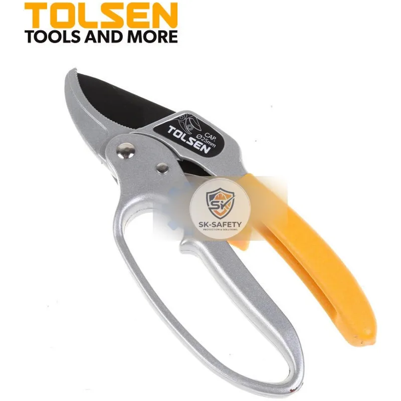 Secateur de jardin a engrenages en aluminium TOLSEN