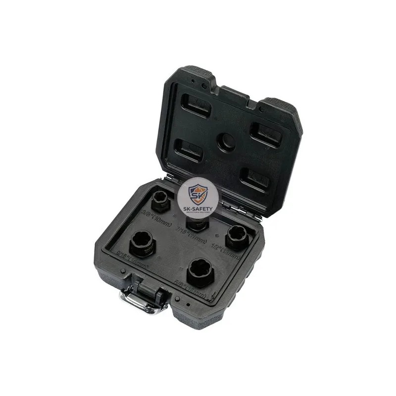 Jeu de 5 douilles impact 3/8" CrMo