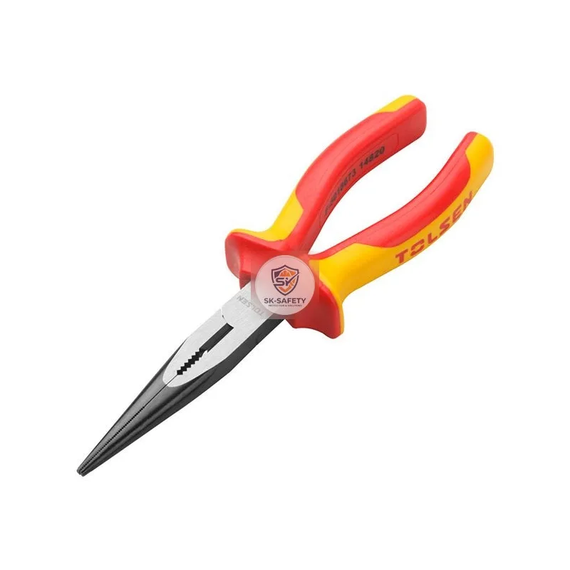 Pince à becs demi ronds ISOLÉE 1000V 160MM 6"