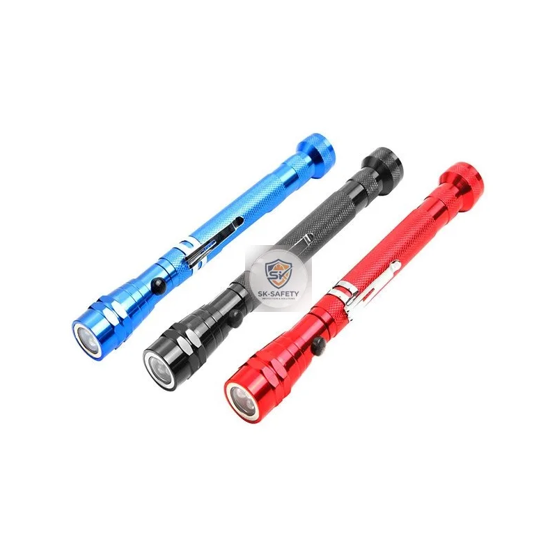Lampe torche LED extensible et magnétique