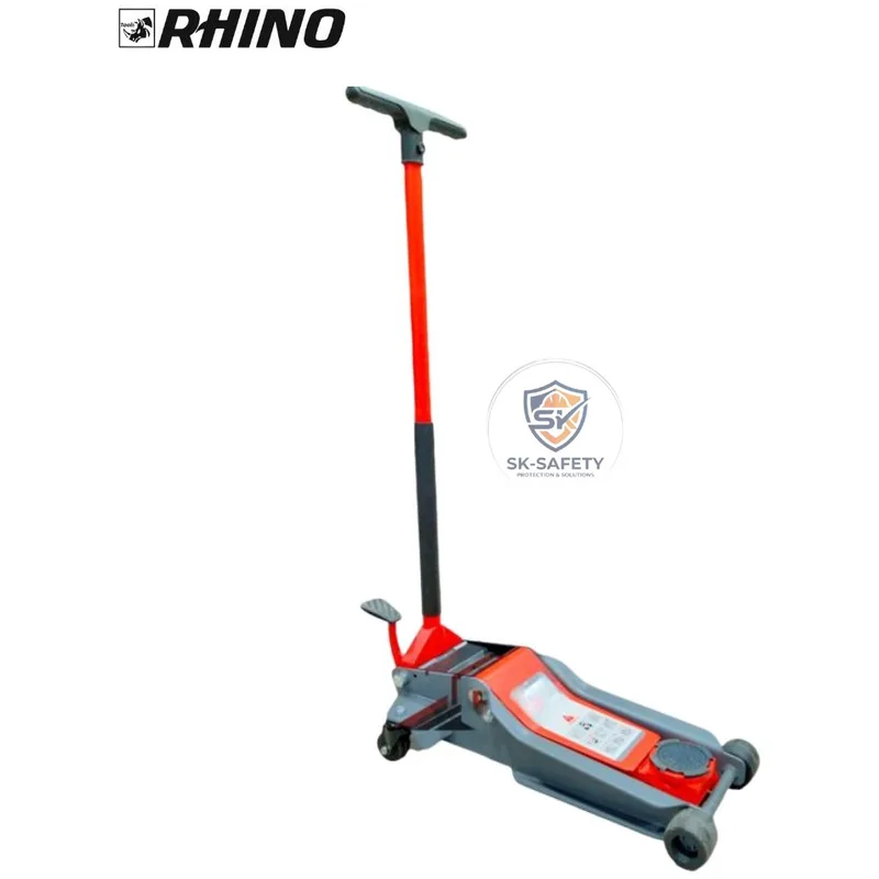Cric rouleur hydraulique RHINO long 3T double piston – châssis 770 mm