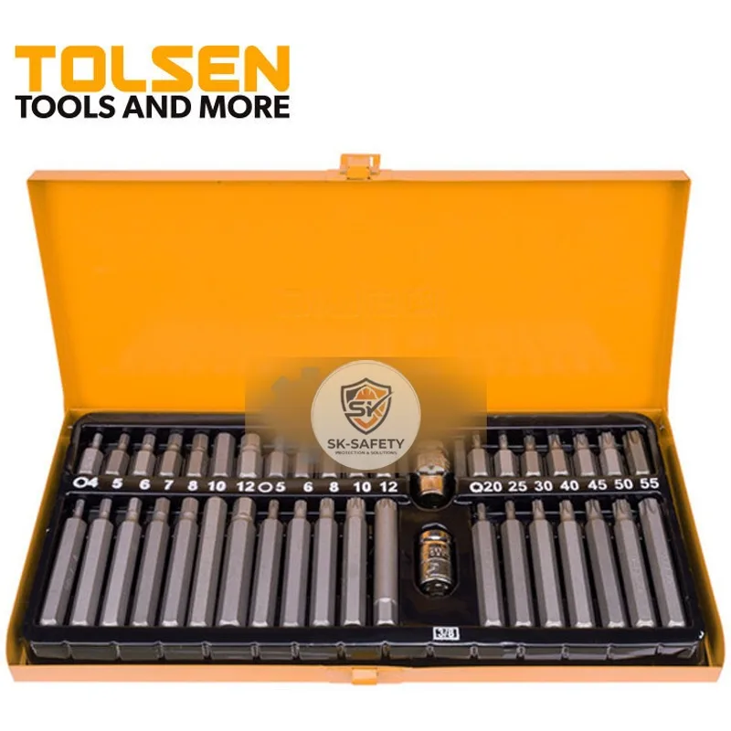 Jeu de 40 Embouts 12/6 TOLSEN
