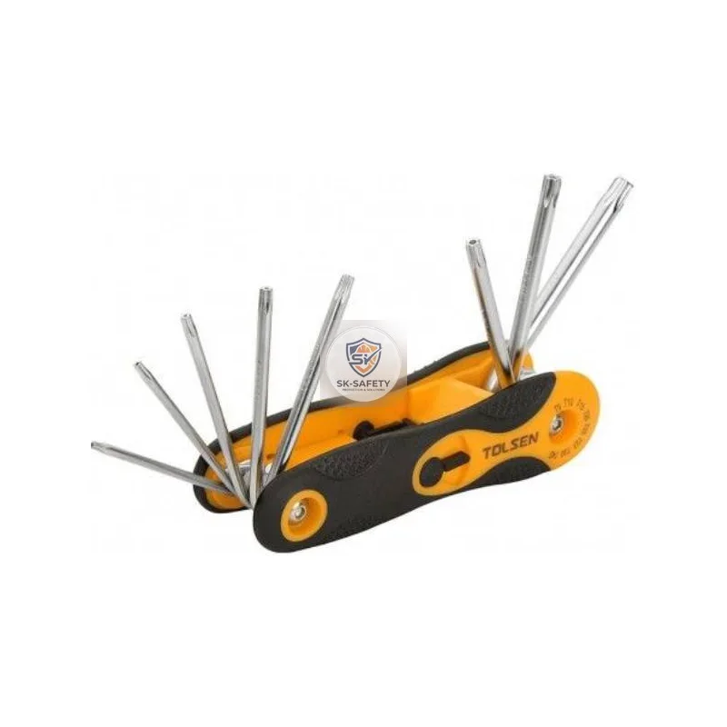 Jeu de 8 clés TORX de poche