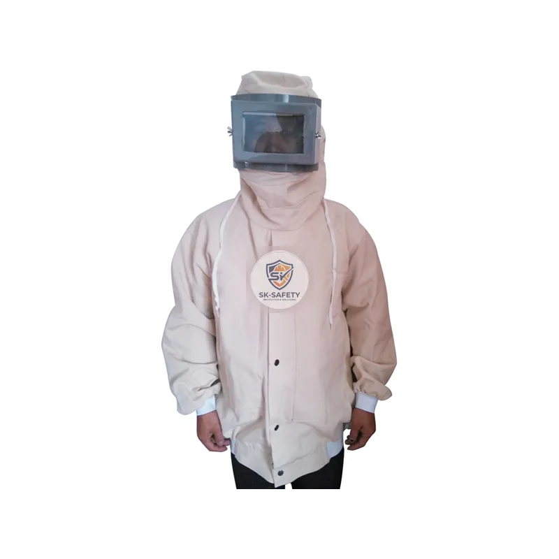 Tenue protection de sablage en toile