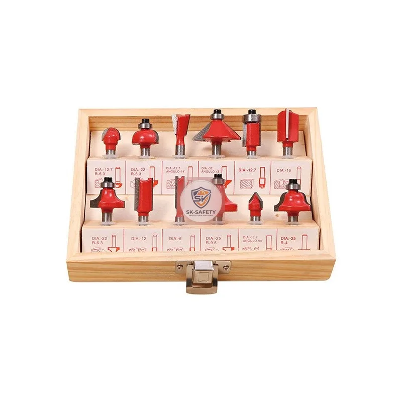 Coffret fraise défonceuse 6MM 12 pièces