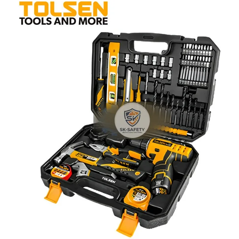 Malette De 65 Outils avec Visseuse 12V TOLSEN