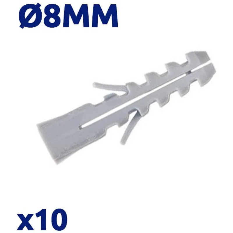 Pack de 10 chevilles 8mm TOROZER