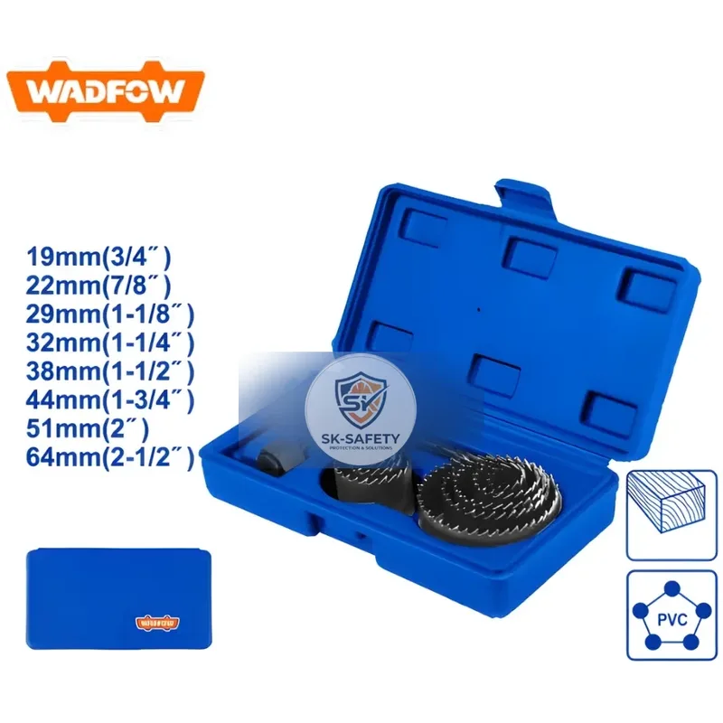 Jeu de 11 scies à cloche WADFOW