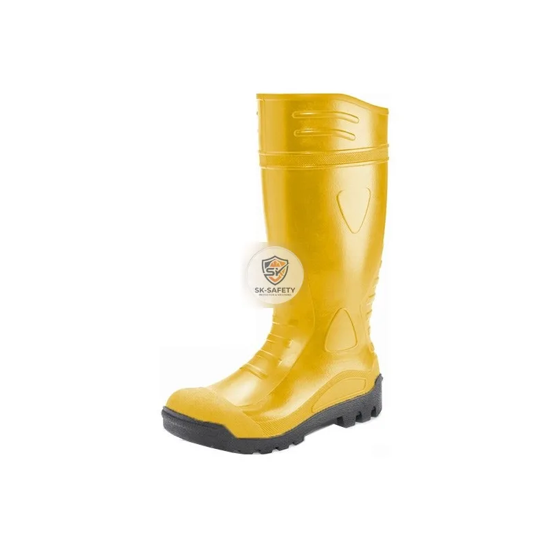 Bottes de sécurité S5 PVC SILBER embout et plaque en acier